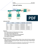 Lab 6 - Configuring VLANs and Trunking (Student)