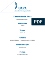 UAPA - Tarea 1 - de Recurso Didactico