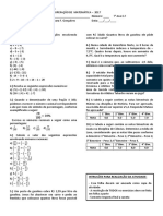 Atividade de Recuperação - 7° Ano I