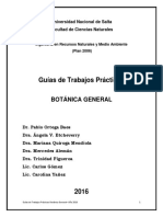 Guías de Trabajos Prácticos Botánica General 2016