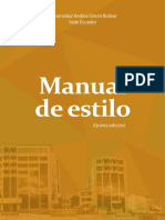 Manual de Estilo (5ta Edición) PDF