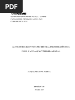 Autoconhecimento Como Técnica Psicoterapêutica para A Mudança Comportamental