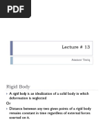 Lecture 13 Mechanics