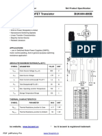 Isc N-Channel MOSFET Transistor BUK444-800B: INCHANGE Semiconductor Product Specification