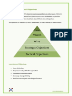 1.3 - Organisational Objectives