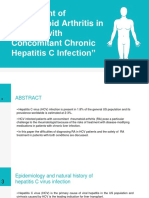 Treatment of Rheumatoid Arthritis in Patients With Concomitant Chronic Hepatitis C Infection