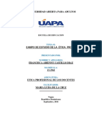 Tarea 1 Etica Del Profesional Del Docente