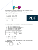 Matematicas para Sexto