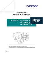 Brother InkJet DCP-MFC DCP6690CW MFC6490CW MFC6890CDW Parts and Service Manual