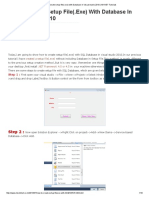 How To Create Setup File (.Exe) With Database in Visual Studio 2010 - MY