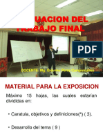 Pautas para El Trabajo Final PDF