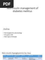 Non-Insulin Management of Diabetes Mellitus