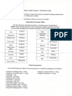 Cookie Recipe Worksheet KEY