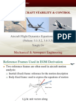 MAE4242 - Ch10 - Aircraft Flight Dynamics EOM PDF