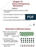 Dislocations & Strengthening Mechanisms