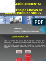 Impacto Linea de Transmision 500 KV - Ing. Luis Velasco