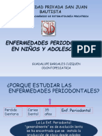 Enfermedad Periodontal en Odontopediatria