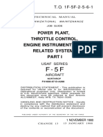 Power Plant, Throttle Control, Engine Instruments and Related Systems