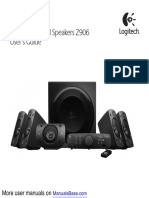 Manual Logitech Z906 PDF