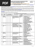 Official Notification For DRDO Recruitment 2017