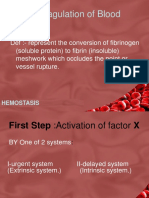 Coagulation of Blood