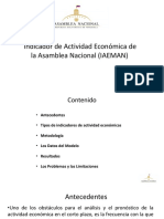 Indicador de Actividad Económica de La Asamblea Nacional (IAEMAN)