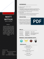 Matt Witiuk Resume