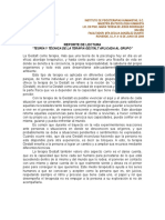 Teoria y Tecnica de La Gestalt Aplicada A Grupos