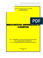 Modelo Holístico Configuracional de La Didáctica