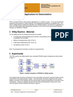 Note Number 1 Examples of FRX Applications For Demonstration