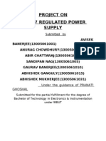 Regulated Power Supply