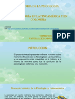 La Psicología en Latinoamérica y en Colombia