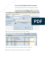 Account Determination For Entry INT GBB 0001 BSA Not Possible