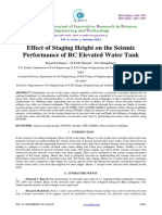 Seismic Performance of Water Tank SAP2000