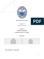 School of Business & Economics: Financial Ratio Analysis