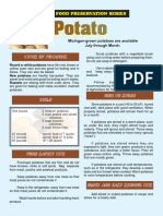 Potato: Types of Potatoes