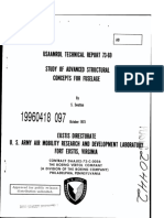 Study of Advanced Structural Concepts For Fuselage