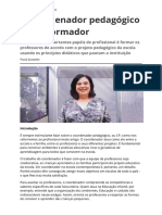 O Coordenador Pedagogico Como Formador