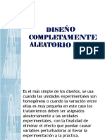 Diseño Completamente Aleatorio (Dca)