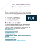 Los Hechos Importantes Del Gobierno de Luis Sánchez Cerro AMI