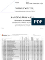 230 - Matemática e Ciências Da Natureza 2014