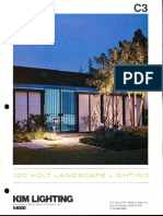 Kim Lighting 120 Volt Landscape Lighting Products Catalog 1977