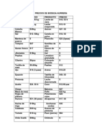 Precios de Bodega Aurrera