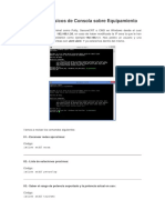 Comandos Básicos de Consola Sobre Equipamiento Ubiquiti