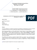 Automatização No SAP-CCS de Notas de Serviços Executadas Pelas Equipes de Campo Da Cemig Distribuição S.A CEMIG D