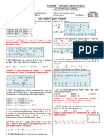 Lista - Função 2° Grau - Gabaritovvccvcv