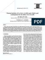 Lixcoo2, Lixnio2 2-Mno2: Thermal Stability of and and Consequences For The Safety of Li-Ion Cells