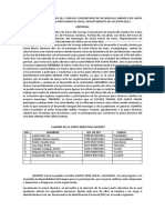 Transcripción de Acta Constitutiva de Consejo de Desarrollo