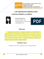 Garrido Moreno Berta - La Cocina y La Experiencia Culinaria Como Proceso Artistico y Creativo