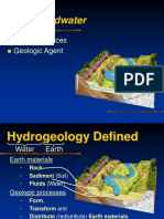 11: Groundwater: Water Resources Geologic Agent